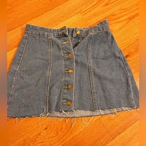 Jean skirt